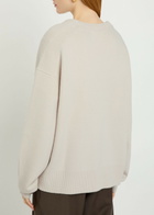 Extreme Cashmere N°457 Jack V-neck Cashmere-blend Jumper - Light Grey - One Size