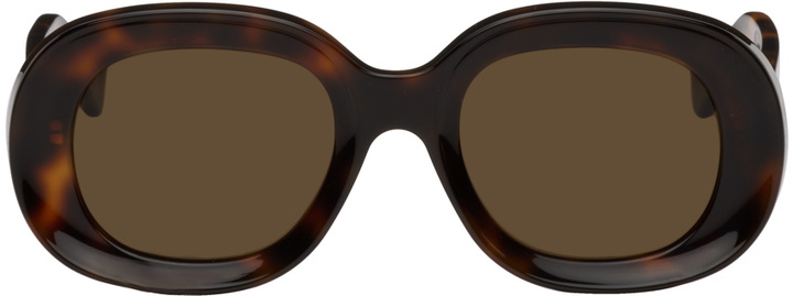 Photo: Loewe Tortoiseshell Oval Sunglasses