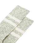 RoToTo Slub Stripe Stock in Light Green