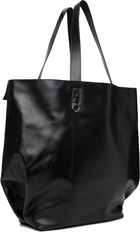 Stefan Cooke Black Leather Patch Tote