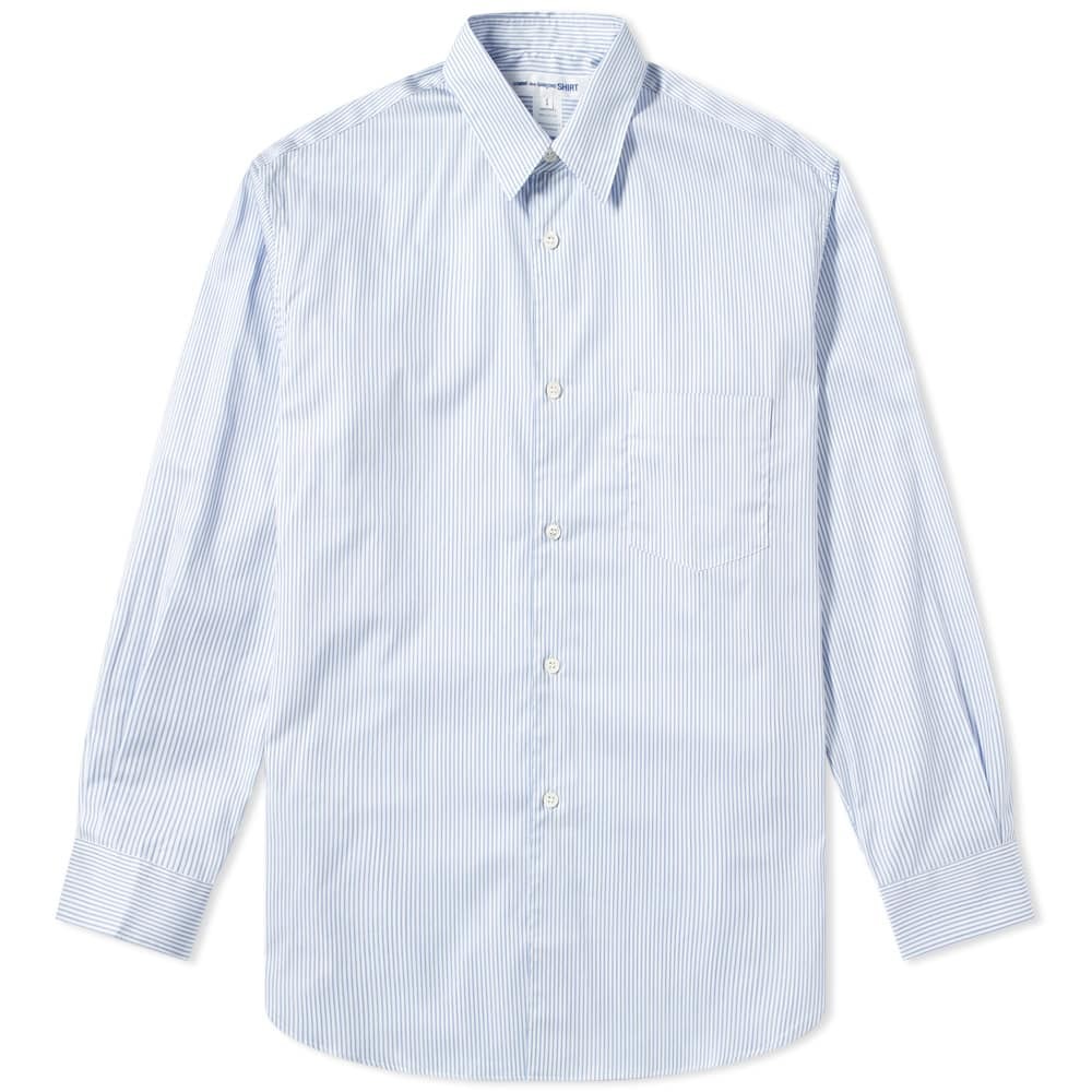 Comme des Garcons SHIRT Forever Classic Stripe Shirt Blue Comme