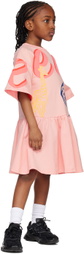 Kenzo Kids Pink Kenzo Paris Printed Dress