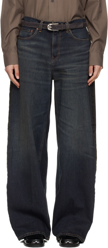 Photo: 6397 Blue Tuxedo Roomy Jeans