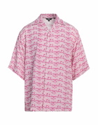 Gcds Mens Shirt Fuchsia