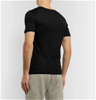 Secondskin - Slim-Fit Silk-Jersey T-Shirt - Black