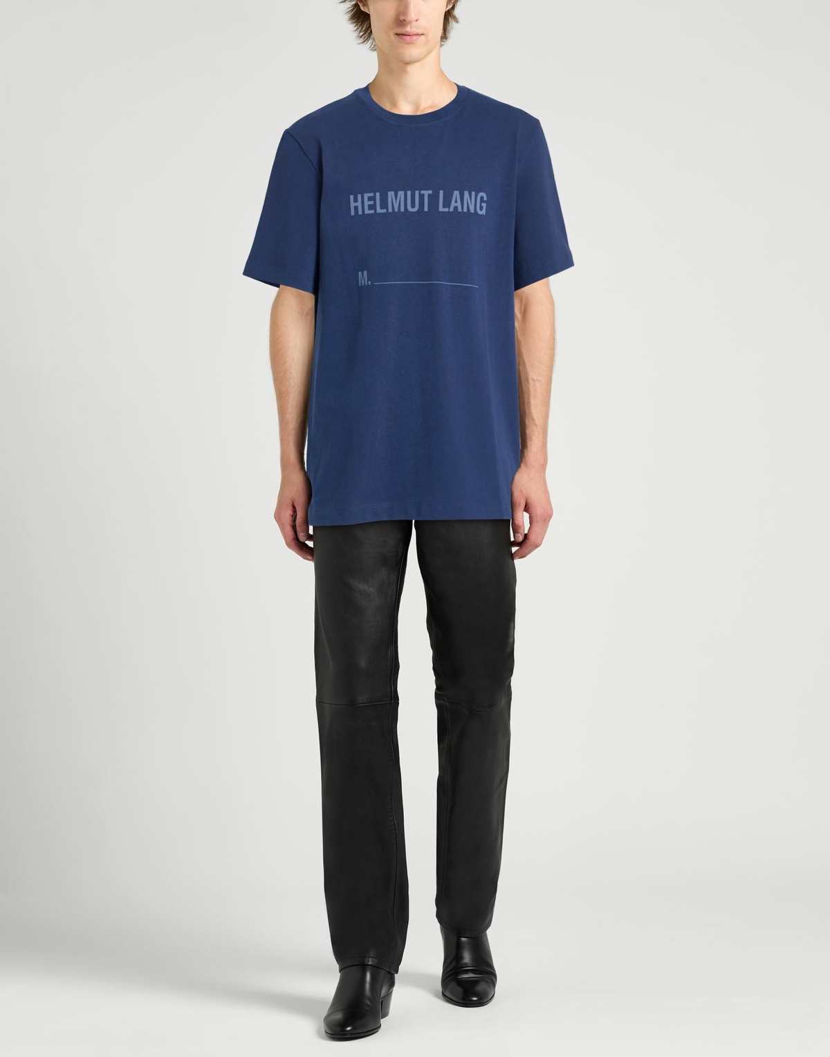 Helmut Lang Mens T-shirt in Navy