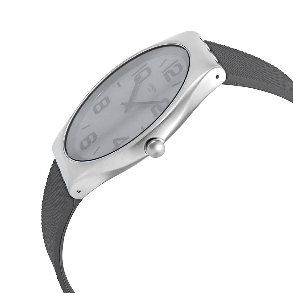Swatch Night Trick Quartz Grey Dial Mens Watch SS07S110