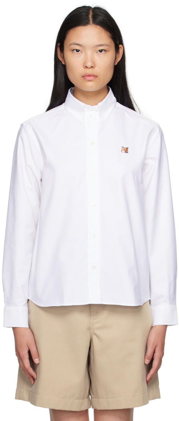 Maison Kitsuné Women's Top Baby Fox White main image 1
