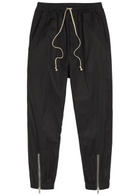 Rick Owens Tecuatl Stretch-cotton Trousers Black