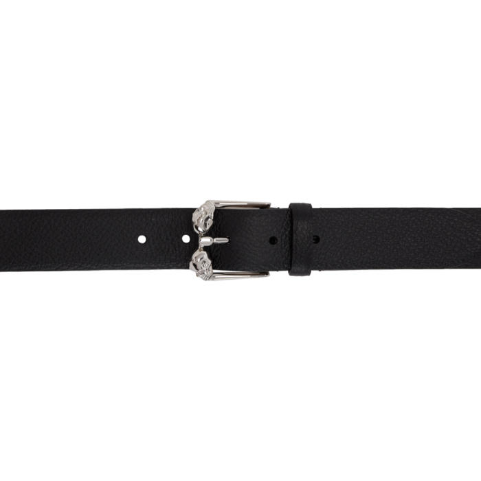 Photo: Alexander McQueen Black Twin Skull Belt