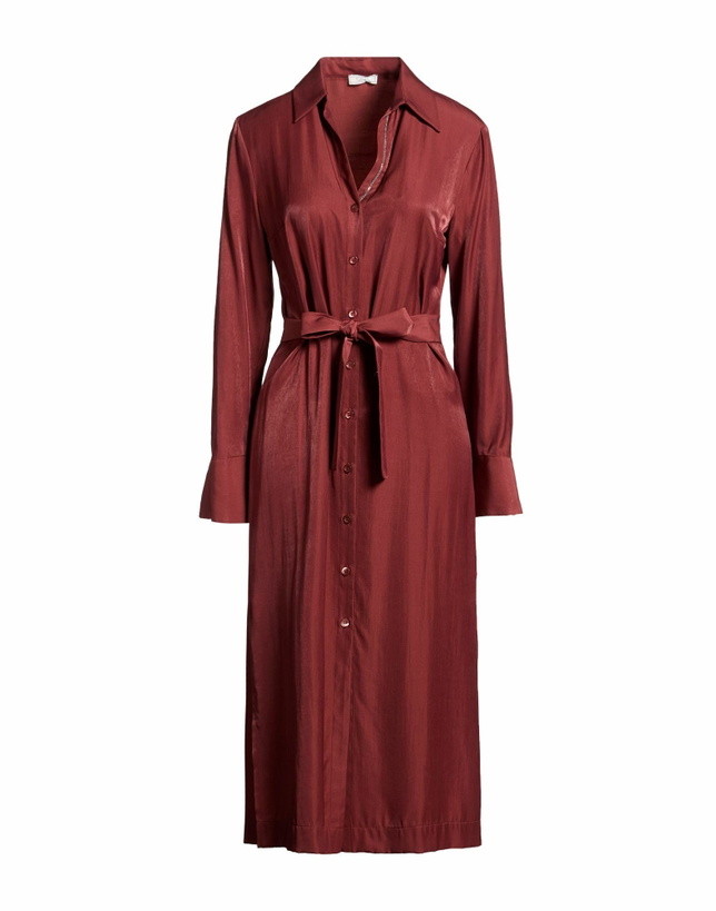 Photo: Peserico Womens Midi dress Chocolate in Brown