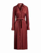 Peserico Womens Midi dress Chocolate in Brown