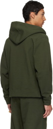 Veneda Carter SSENSE Exclusive Green Zip-Up Hoodie