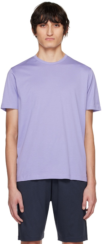 Photo: Sunspel Purple Classic T-Shirt