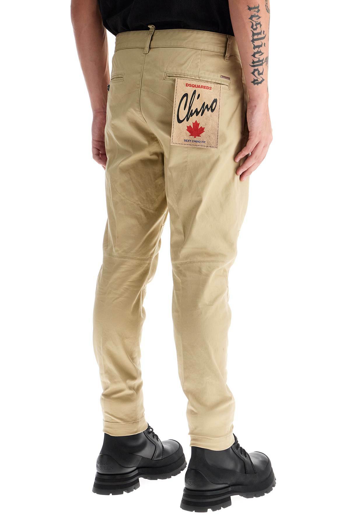 DSQUARED2 sexy chino pants for Beige Dsquared2