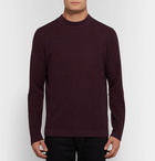 NN07 - Duncan Textured Wool-Blend Sweater - Men - Burgundy