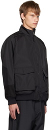 Comme des Garçons Homme Black Paneled Jacket