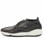 Nike Air Footscape Woven PRM Sneakers in Black/Pale Ivory