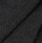 Brioni - 6cm Knitted Cashmere and Silk-Blend Tie - Gray