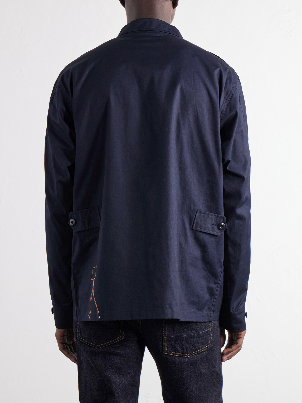 Fortela - Jungle Cotton-Gabardine Jacket - Blue