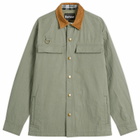 Barbour Men's Heritage+ Spey Poplin Overshirt in Archive Olive