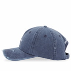 Bram's Fruit Men's Distressed Logo Cap in Washed Navy 
