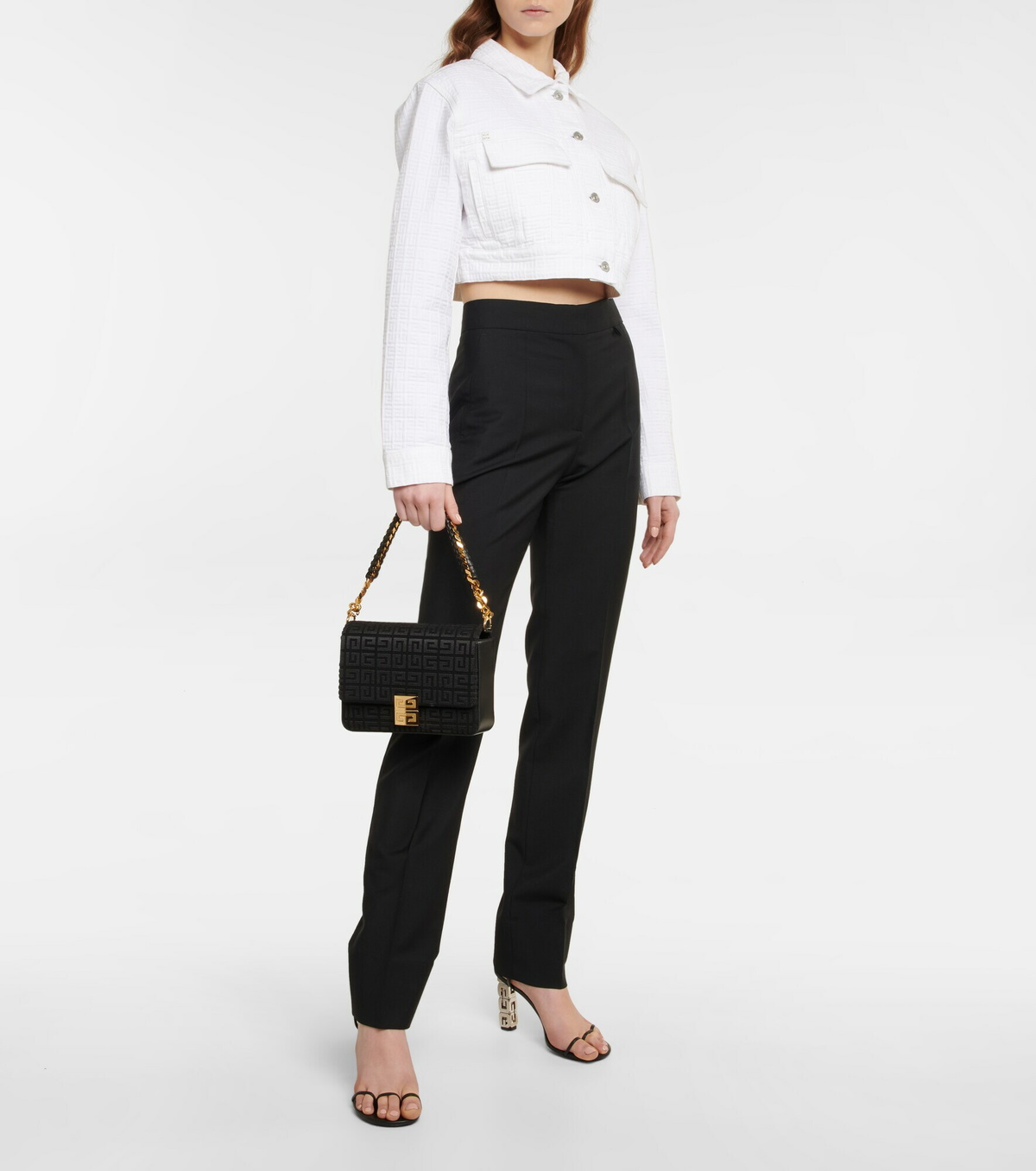 Givenchy - 4G Medium canvas shoulder bag Givenchy