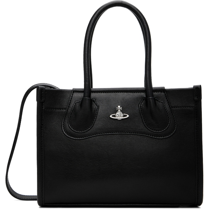 Photo: Vivienne Westwood Black Troy Small Tote Crossbody Bag