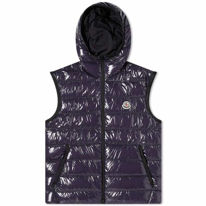 Photo: Moncler Men's Lappe Gilet in Navy