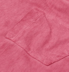 Massimo Alba - Panarea Slim-Fit Garment-Dyed Cotton-Jersey T-Shirt - Men - Pink