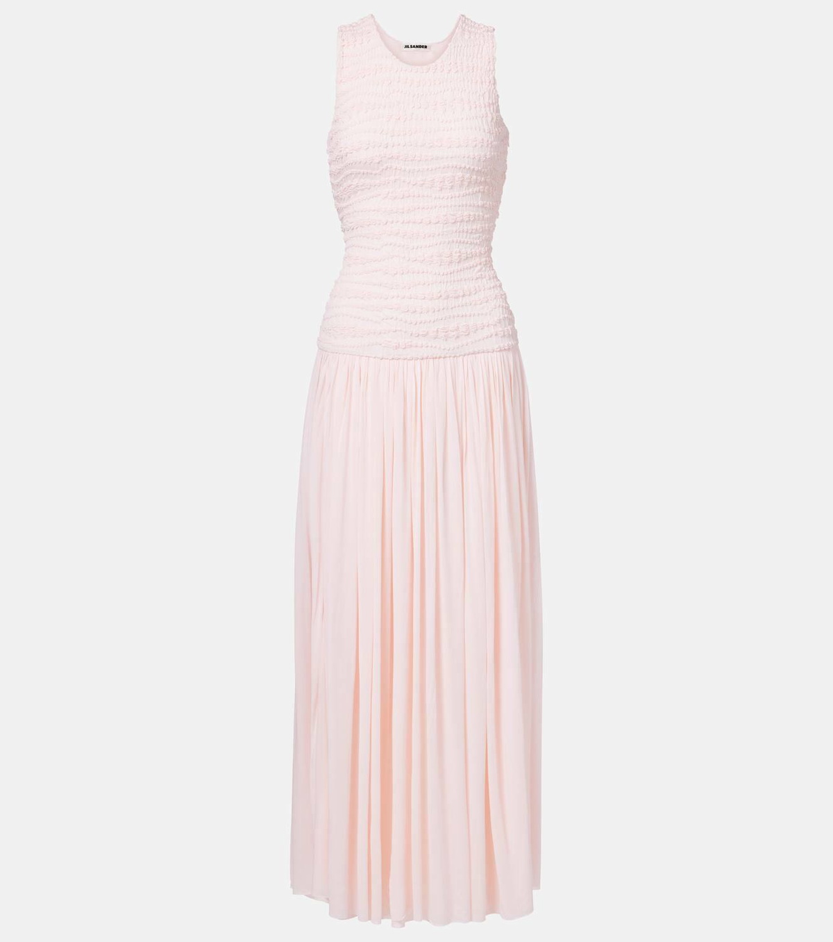 Jil Sander Shirred maxi dress
