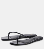 Toteme The Knot leather thong sandals