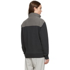 Maison Kitsune Grey Fleece Dream Amplifier Zip Pullover