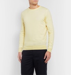 John Smedley - Slim-Fit Sea Island Cotton and Cashmere-Blend Sweater - Yellow