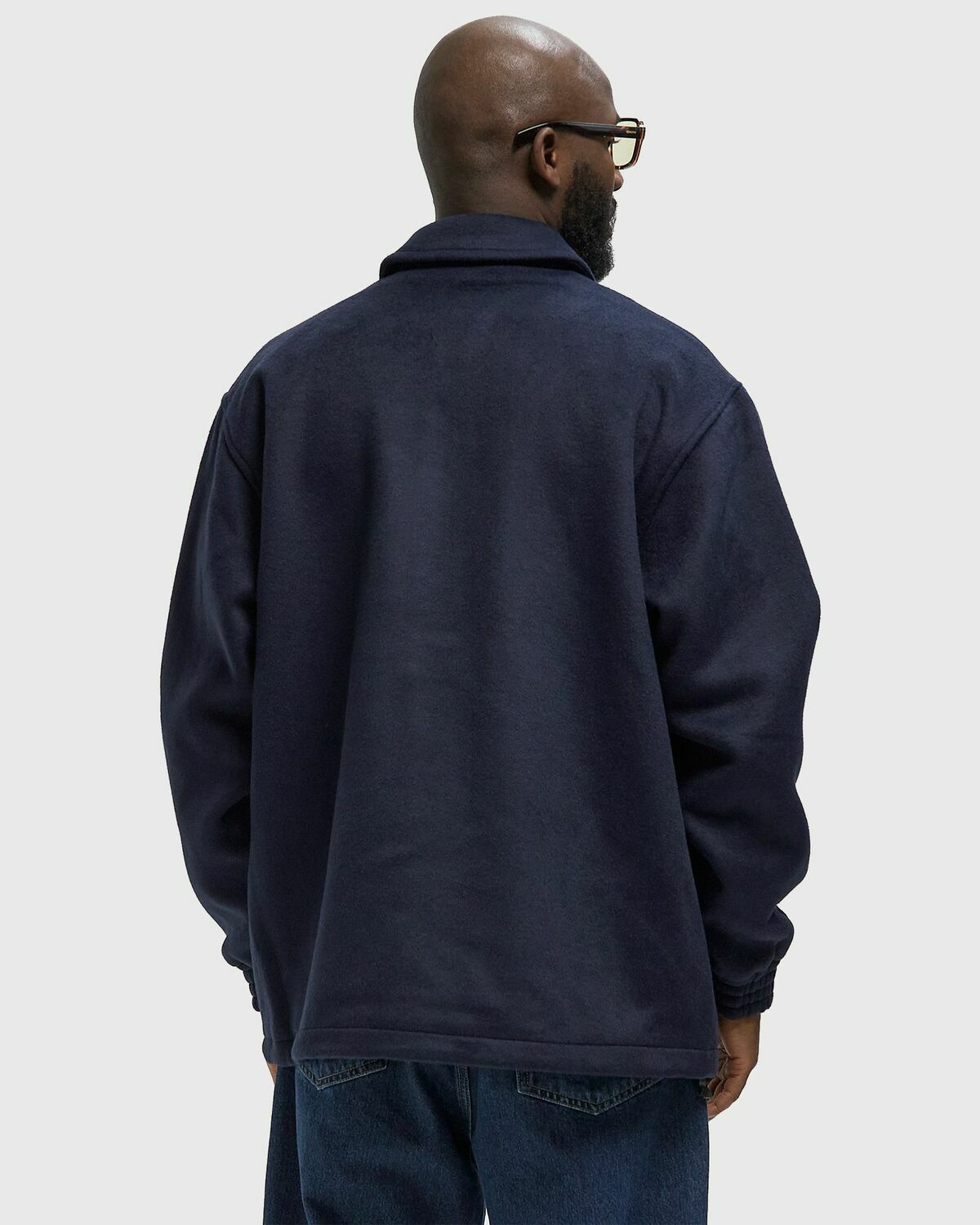 Parlez Podium Coach Jacket Blue Mens Bomber Jacket
