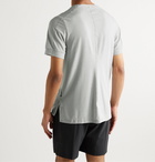 Nike Training - Mélange Dri-FIT Yoga T-Shirt - Gray