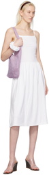 Gil Rodriguez White LaPointe Midi Dress
