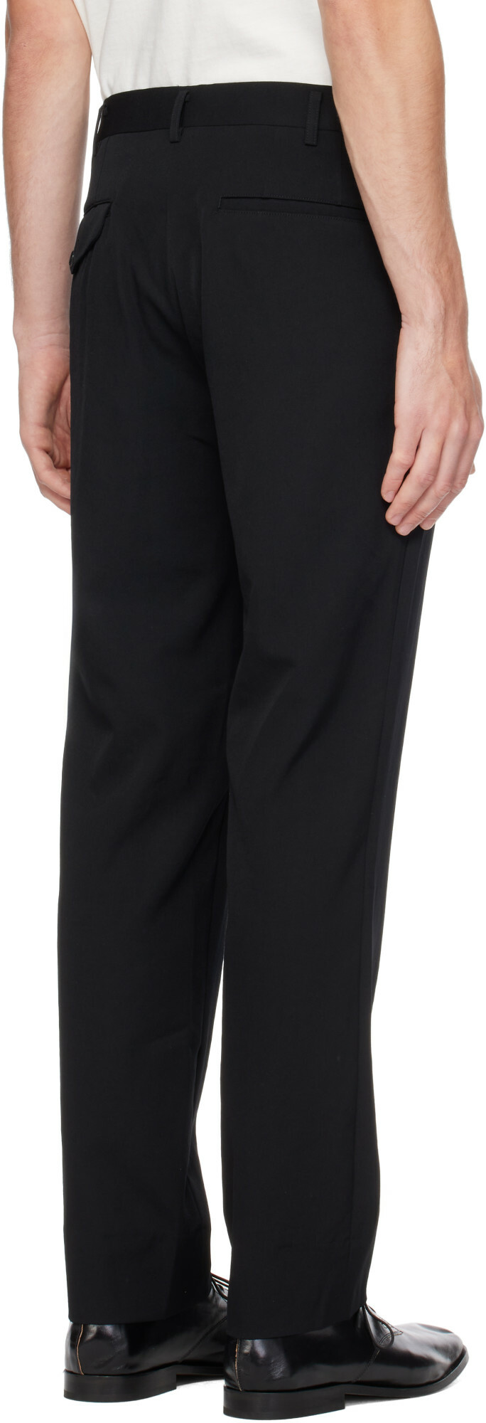 Comme des Garçons Homme Plus Black Wool Trousers