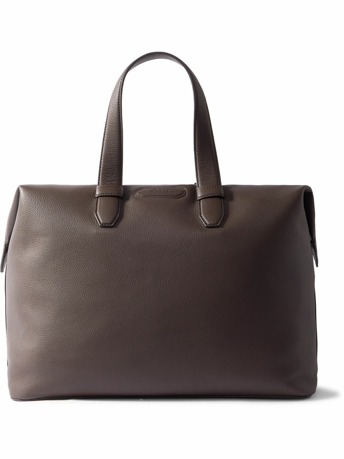 Brioni - Full-Grain Leather Weekend Bag