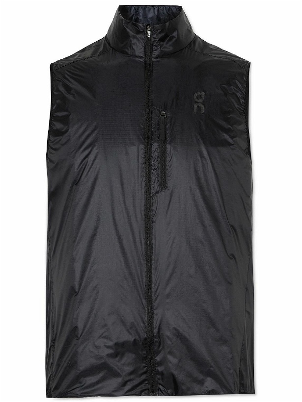 Photo: ON - Performance Recycled Shell Running Vest - Black