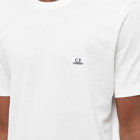 C.P. Company Men's Patch Logo T-Shirt in Gauze White
