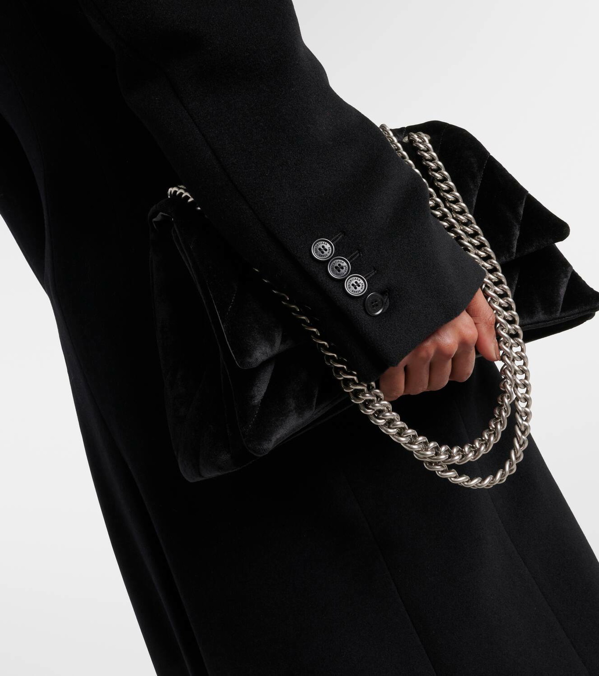 Balenciaga Cinged cashmere and wool coat Balenciaga