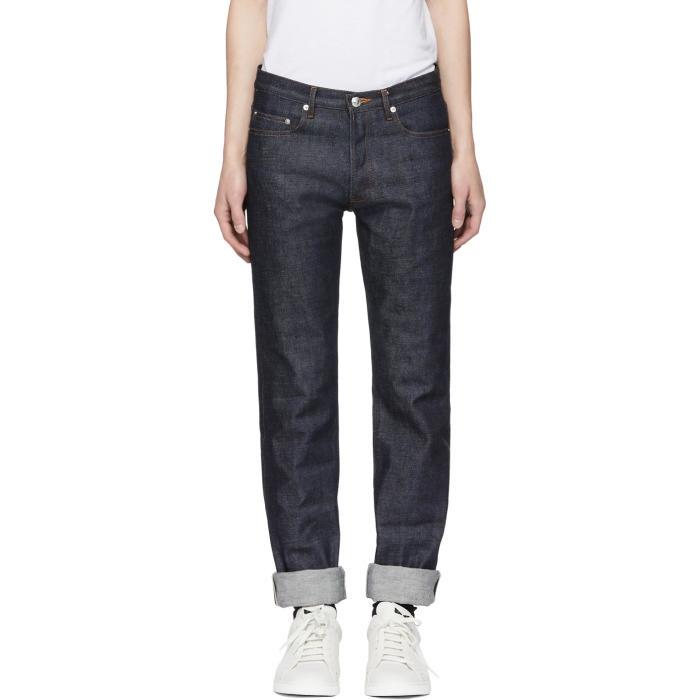 Photo: A.P.C. Indigo New Standard Jeans