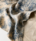 The House of Lyria Glafira floral linen tablecloth