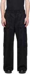 Juun.J Black Cotton Cargo Pants