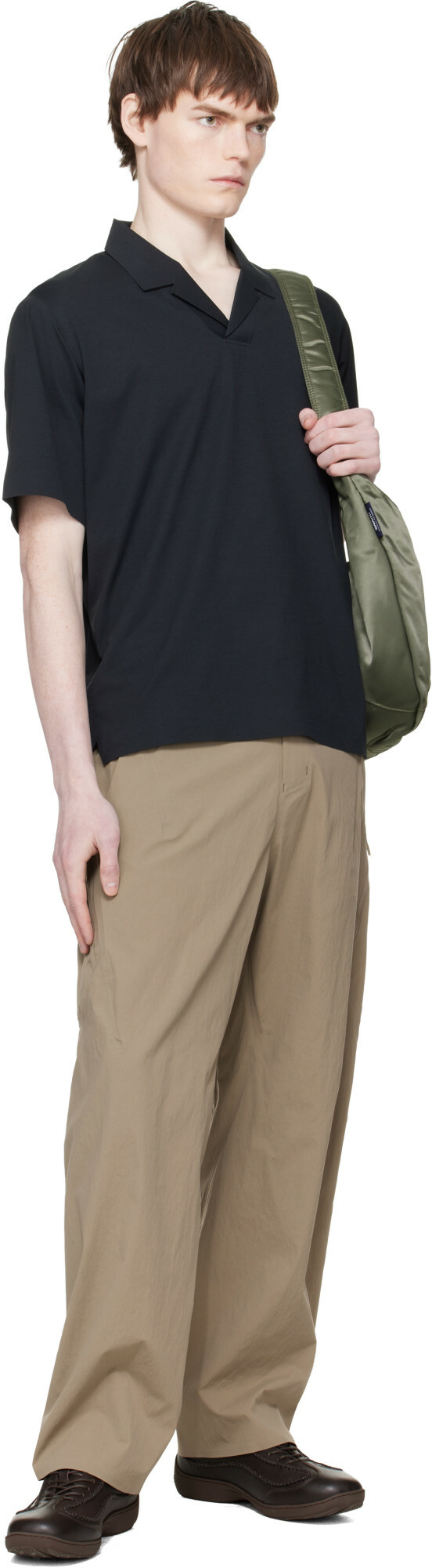 Veilance Black Metron S/S Polo