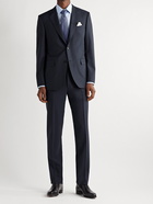 Canali - Slim-Fit Wool Suit Trousers - Blue