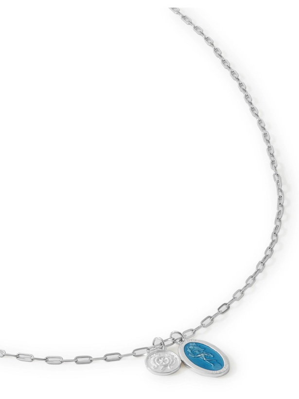 Photo: Miansai - Sterling Silver and Enamel Necklace