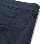 Barena - Stretch-Cotton Twill Shorts - Men - Navy