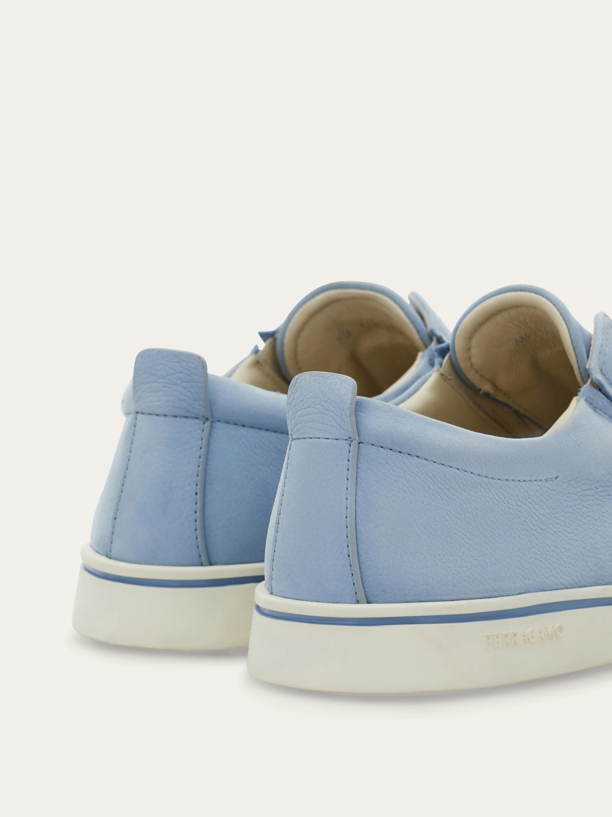 Ferragamo Mens Derby slip-on in Blue